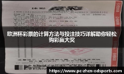 欧洲杯彩票的计算方法与投注技巧详解助你轻松购彩赢大奖